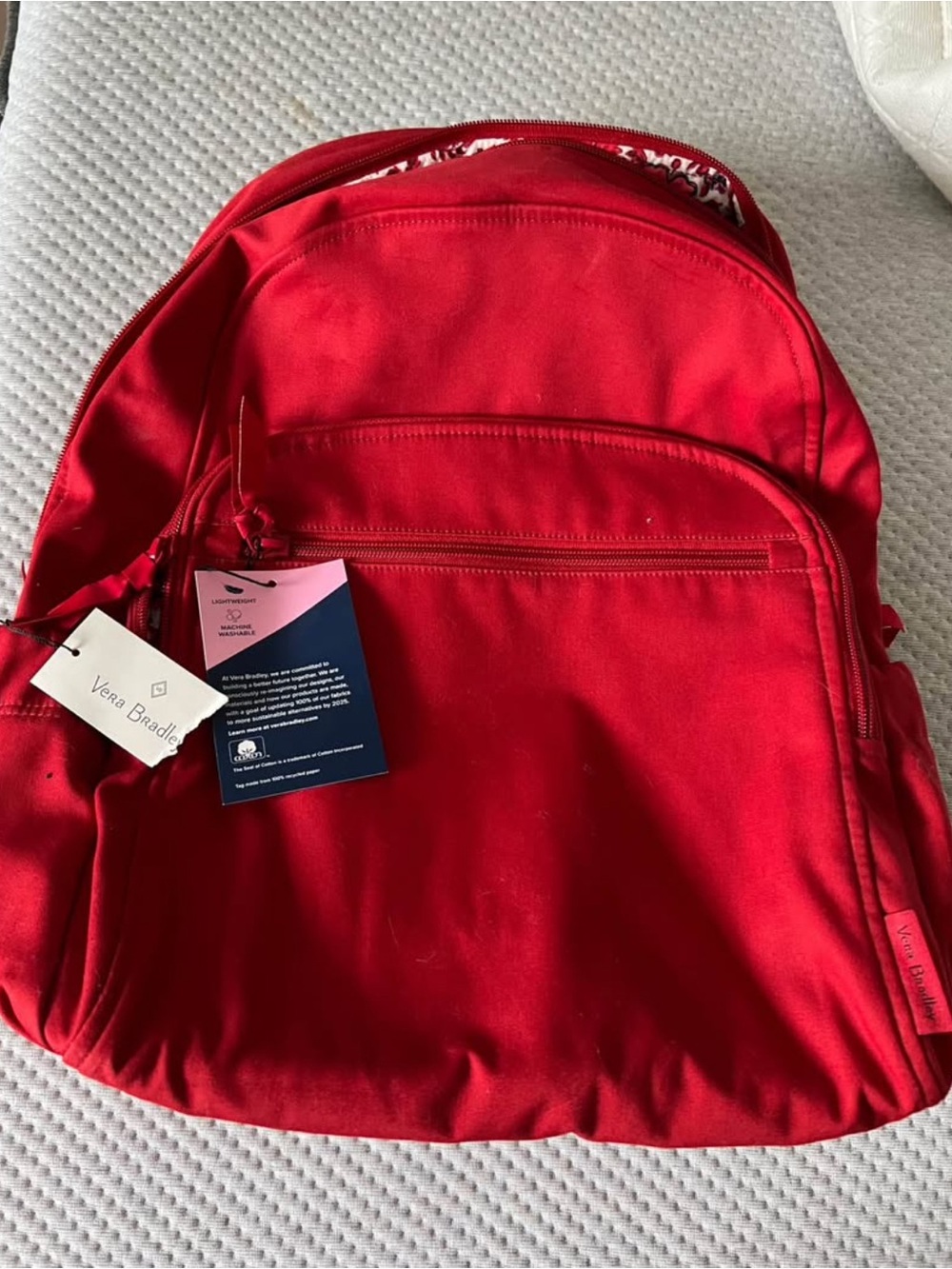 Vera Bradley Red Backpack - Stylish Everyday